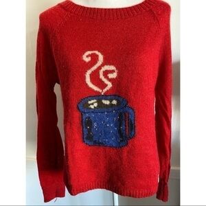Woolrich • Red Wool Mohair Coffee Mug Sweater